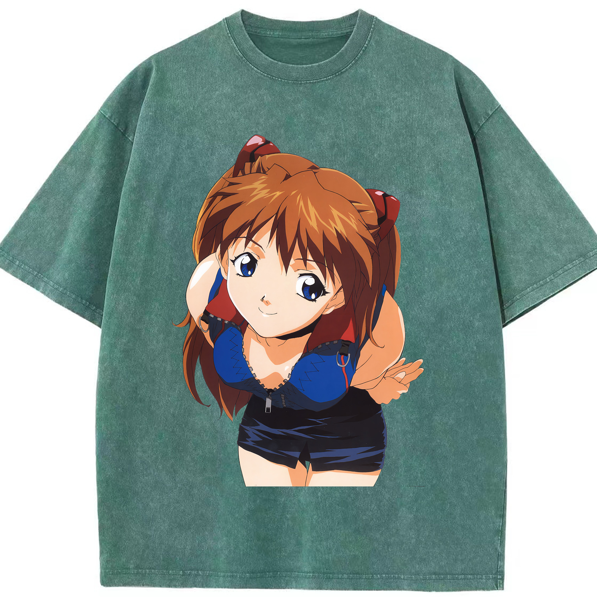 （画像用） EVA 新世紀エヴァンゲリオン 綿100% ヴィンテージ風 半袖Tシャツ（フロントプリント）